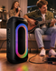 Акумуляторна Bluetooth колонка акустична система  / Колонка портативна зі світлодіодним підсвітленням + 2 бездротових мікрофона ZXX9098 фото 6